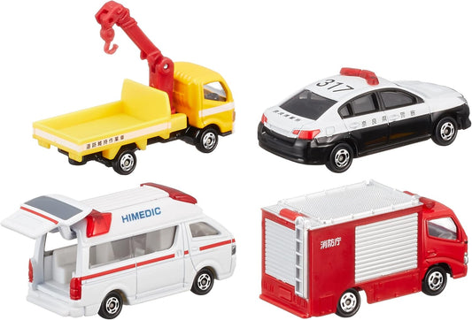 Tomica Emergency Vehicle Set 5 - Limited Edition (TAKARA TOMY Official)