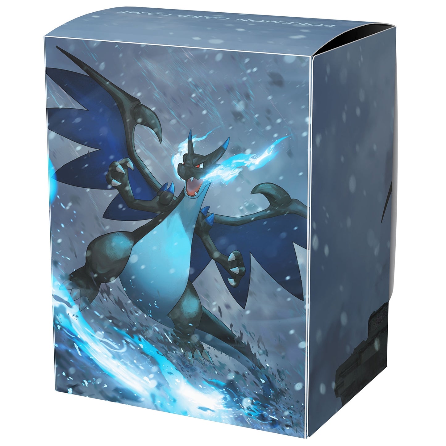 Pokémon TCG Deck Case – Mega Charizard X Castle | Compact & Durable