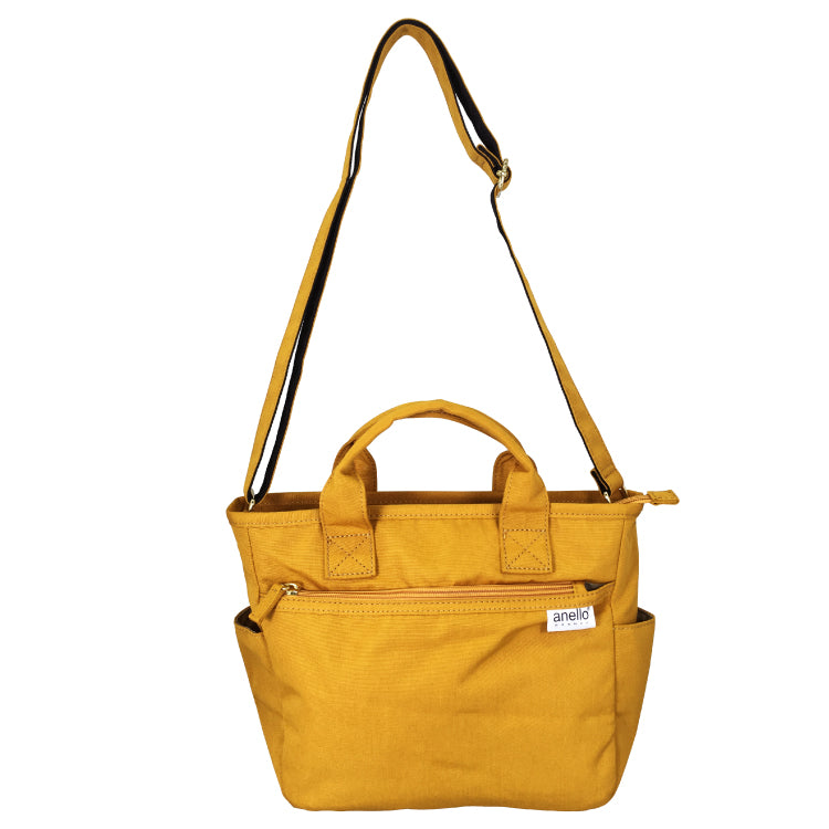 anello GRANDE Lightweight Water-Repellent 2WAY Mini Tote Bag | A5 Size & 6-Pocket Organizer