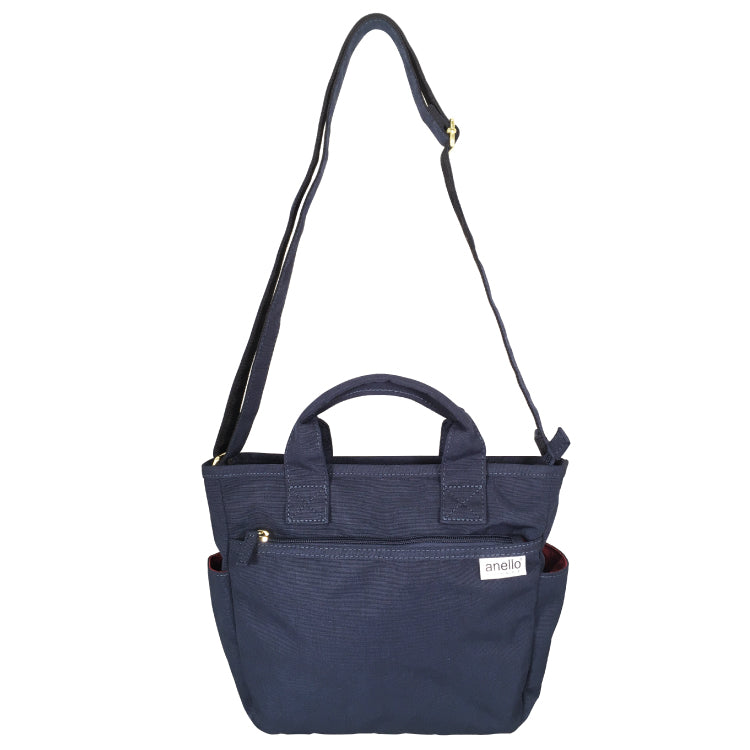 anello GRANDE Lightweight Water-Repellent 2WAY Mini Tote Bag | A5 Size & 6-Pocket Organizer