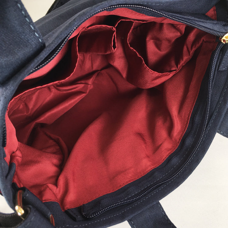 anello GRANDE Lightweight Water-Repellent 2WAY Mini Tote Bag | A5 Size & 6-Pocket Organizer