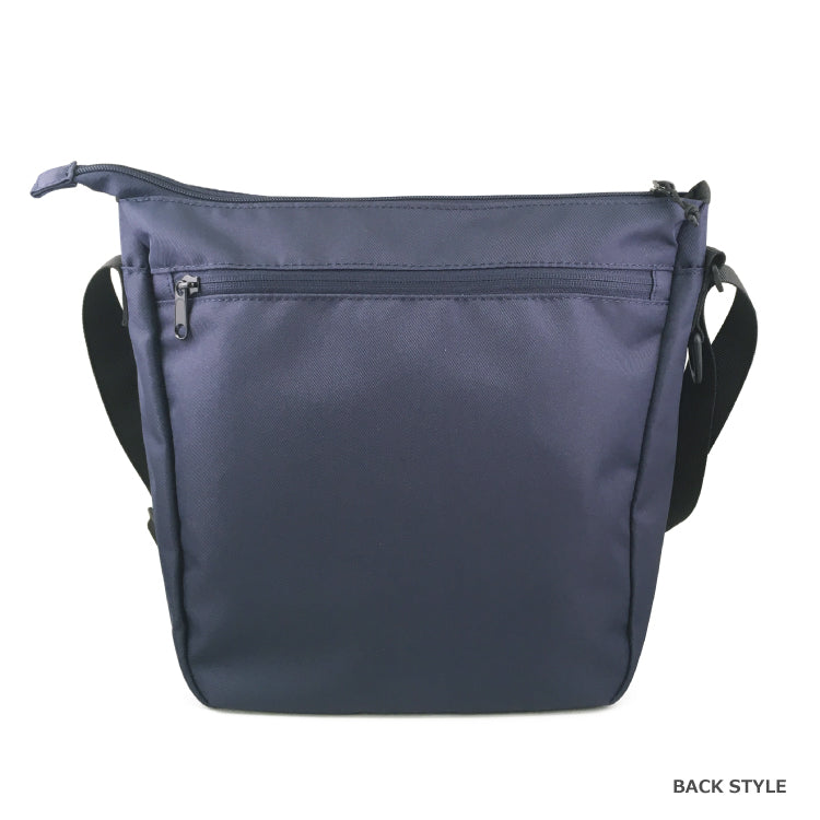 anello GRANDE Lightweight Water-Repellent Shoulder Bag | B5 Slim Crossbody with Key Ring &; Bottle Holder