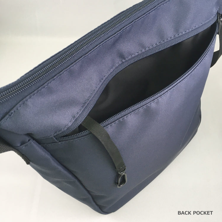 anello GRANDE Lightweight Water-Repellent Shoulder Bag | B5 Slim Crossbody with Key Ring &; Bottle Holder