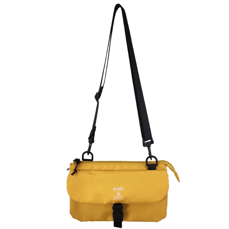 anello GRANDE Lightweight Water-Repellent Wallet Shoulder Bag | 10-Pocket Organizer with Detachable Strap