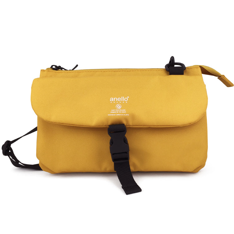 anello GRANDE Lightweight Water-Repellent Wallet Shoulder Bag | 10-Pocket Organizer with Detachable Strap