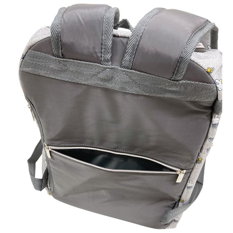 Miffy Mother Backpack – Insulated Diaper Bag with Easy-Access Zipper & Anti-Theft Pocket