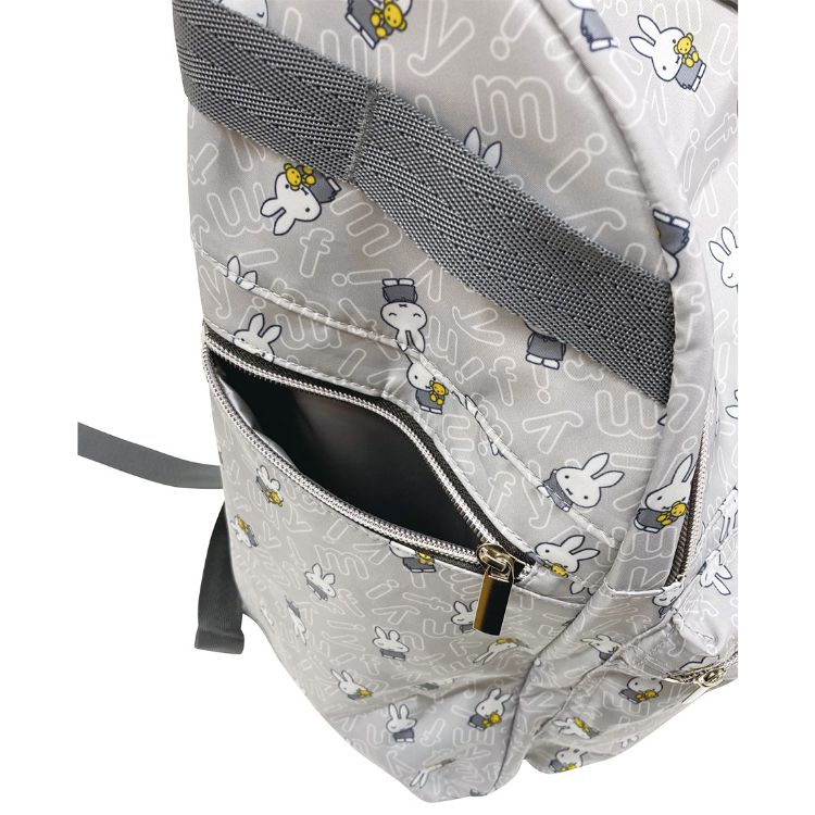 Miffy Mother Backpack – Insulated Diaper Bag with Easy-Access Zipper & Anti-Theft Pocket