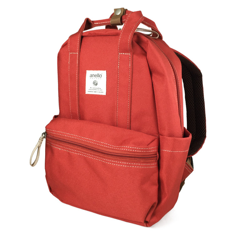 anello GRANDE Water-Repellent Craft Mini Backpack | A5-Size Everyday Pack with Smart Storage