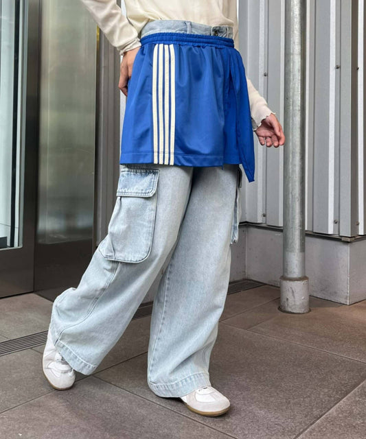 CIAOPANIC TYPY × etsinta Remake Jersey Mini Skirt Sporty-Cool Vintage Style