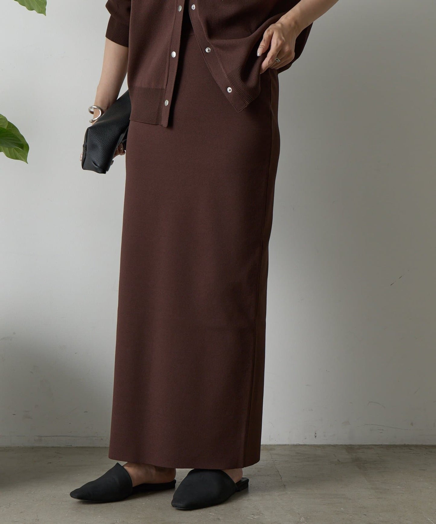 COLONY 2139 Ester Yarn Pencil Skirt Lightweight Knit with Petite Sizes (PXSPS)