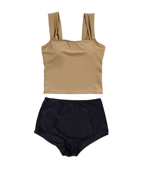 OSYAREVO 2-Piece Tankini Swimwear Set | Modest & Comfortable Beachwear for Women