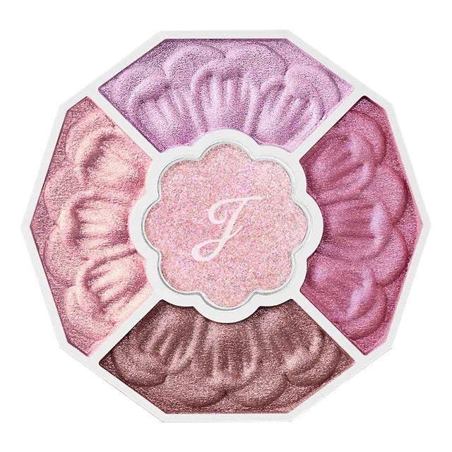 Bloom Couture Eyes Jeweled Bouquet Palette | 5-Color Shimmer & Matte Eye Shadow