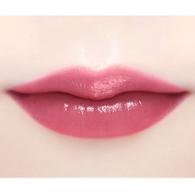JILL STUART Lip Blossom Glow | Long-Lasting Glossy Lipstick with Hydrating Oils & Floral Design
