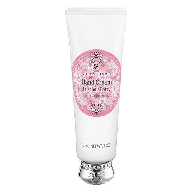 JILL STUART Luscious Berry Hand Cream | Brightening Moisturizer with White Strawberry & Cassis Extract