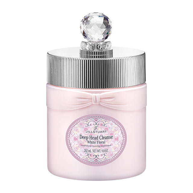JILL STUART White Floral Deep Head Cleanse | 3-in-1 Cream Shampoo, Conditioner & Scalp Care