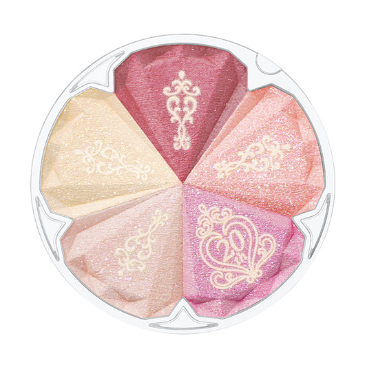 JILL STUART 20th Anniversary Bloom Mix Blush Compact | Limited-Edition 5-Color Cheek Palette
