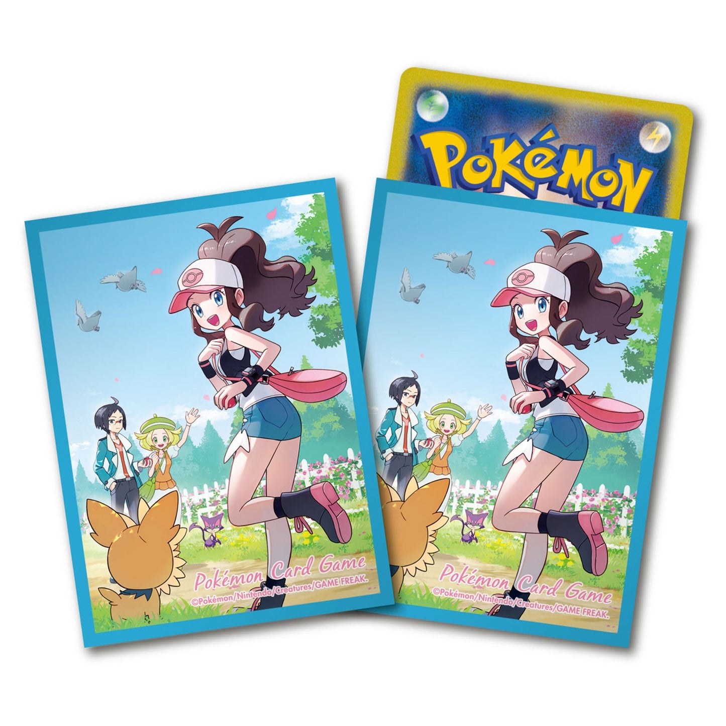 Pokémon TCG Deck Shield “Touko (Hilda)” | 64-Sleeve Set | Protect Your Deck with the Unova Heroine
