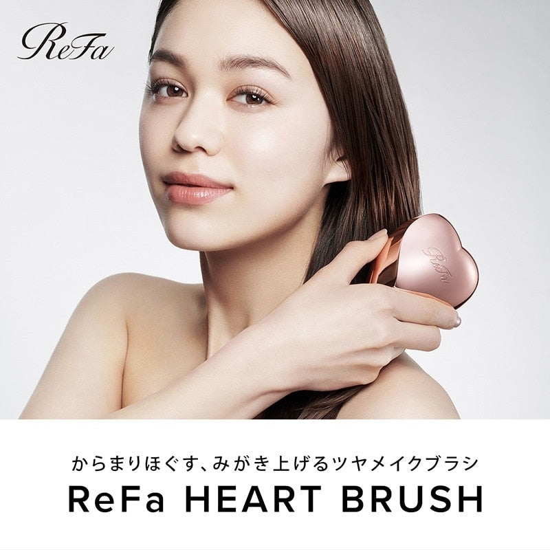 ReFa Heart Brush – Unicorn Pink & Blue (Detangling & Shine Enhancing Hair Brush)