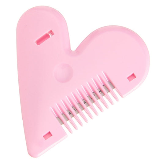 Love Jolly Underhair Comb Razor (Heart-Shaped Bikini Trimmer with Comb Guard)