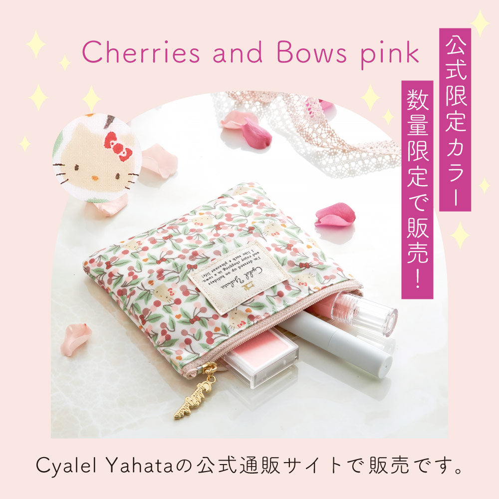 Sanrio Characters Tissue Pouch | Liberty Print Collaboration | Hello Kitty & My Melody | Compact Cosmetic & Mini Pouch