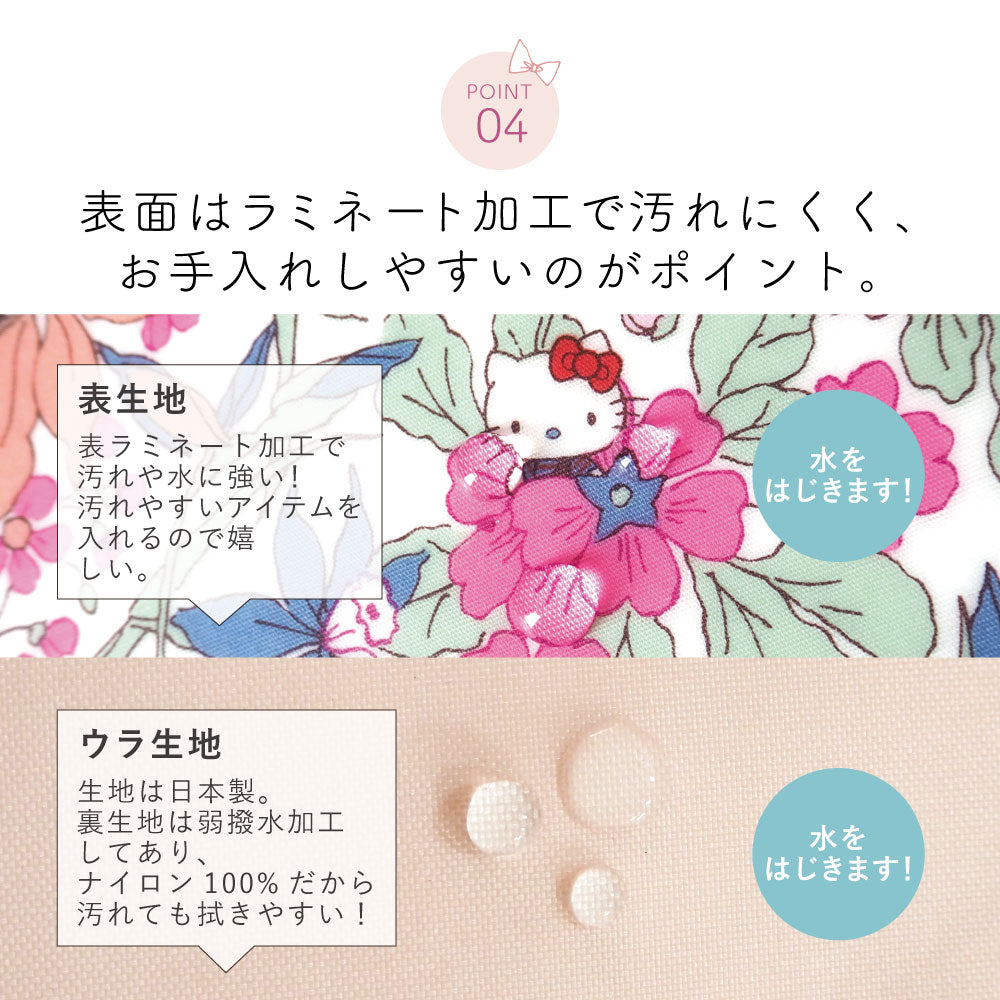 Sanrio Characters × Liberty Print Mini Tote Bag S | Made in Japan | Hello Kitty, My Melody & Little Twin Stars