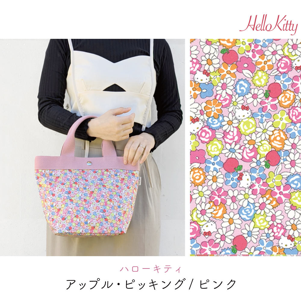 Sanrio Characters × Liberty Print Mini Tote Bag S | Made in Japan | Hello Kitty, My Melody & Little Twin Stars