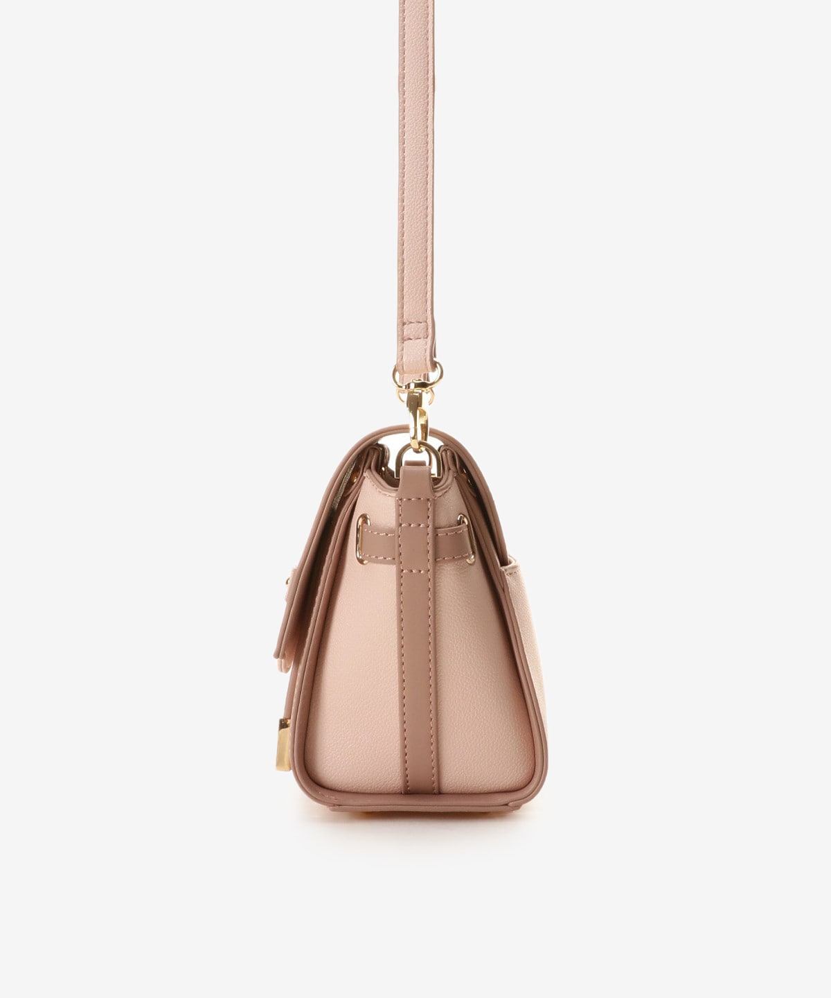 SAMANTHAVEGA Simple Bijou Shoulder Bag | Elegant Bicolor Crossbody with Sparkling Jewel Accent