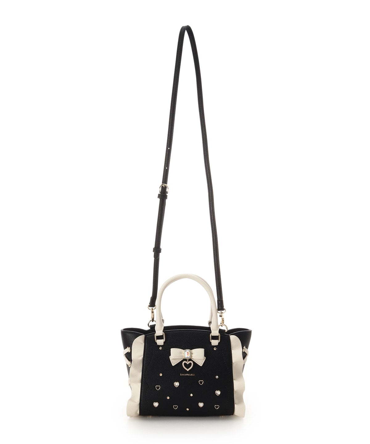 SAMANTHAVEGA Ribbon Jewelry Flutter Mini Bag  2-Way Pastel Bijou Shoulder & Handbag