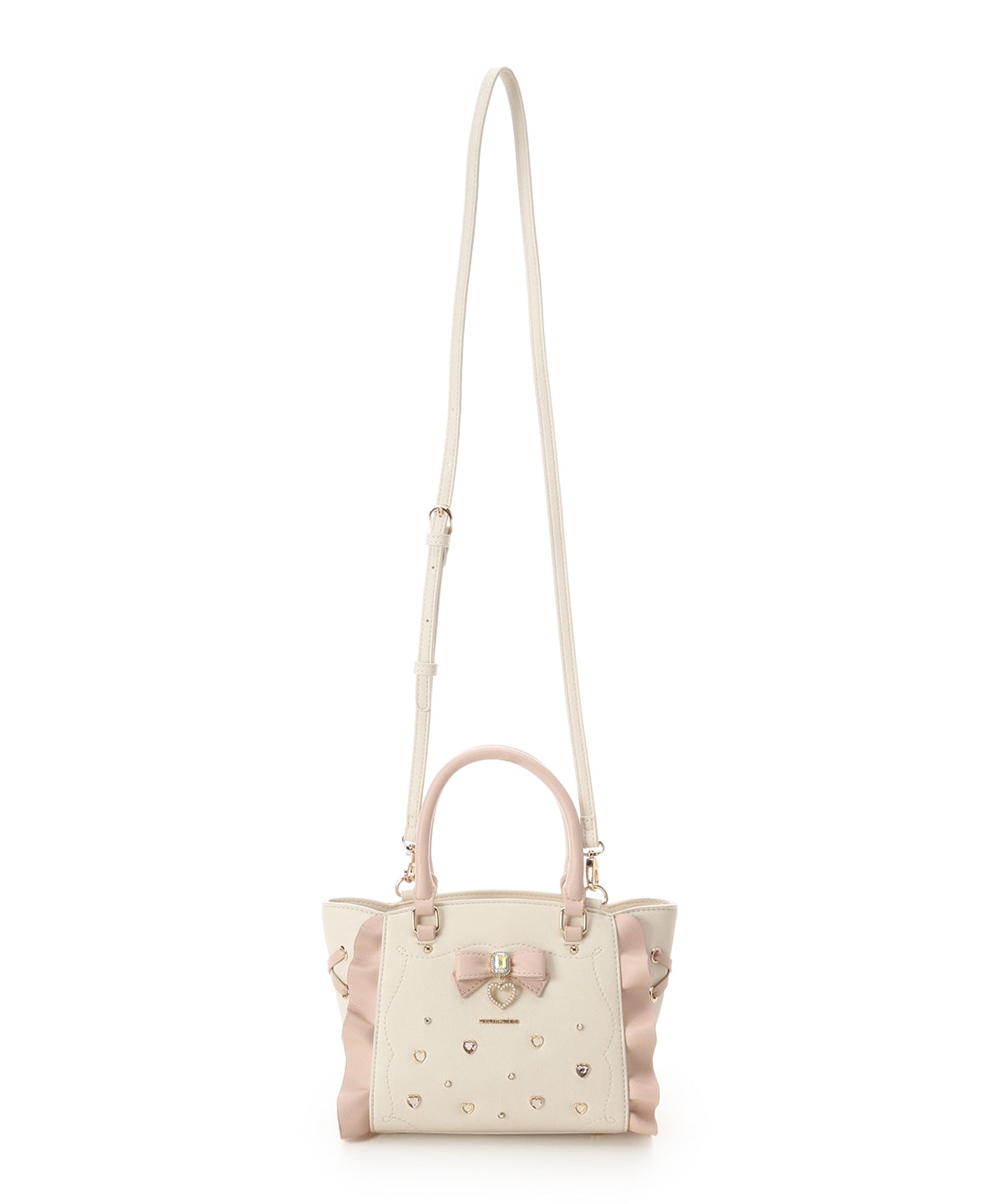SAMANTHAVEGA Ribbon Jewelry Flutter Mini Bag  2-Way Pastel Bijou Shoulder & Handbag