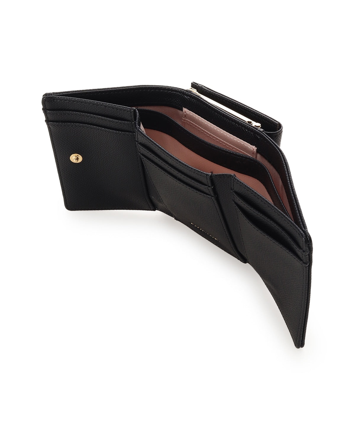 SAMANTHAVEGA Jewel Ribbon Folding Wallet | Compact & Elegant Mini Wallet with Bijou Accent