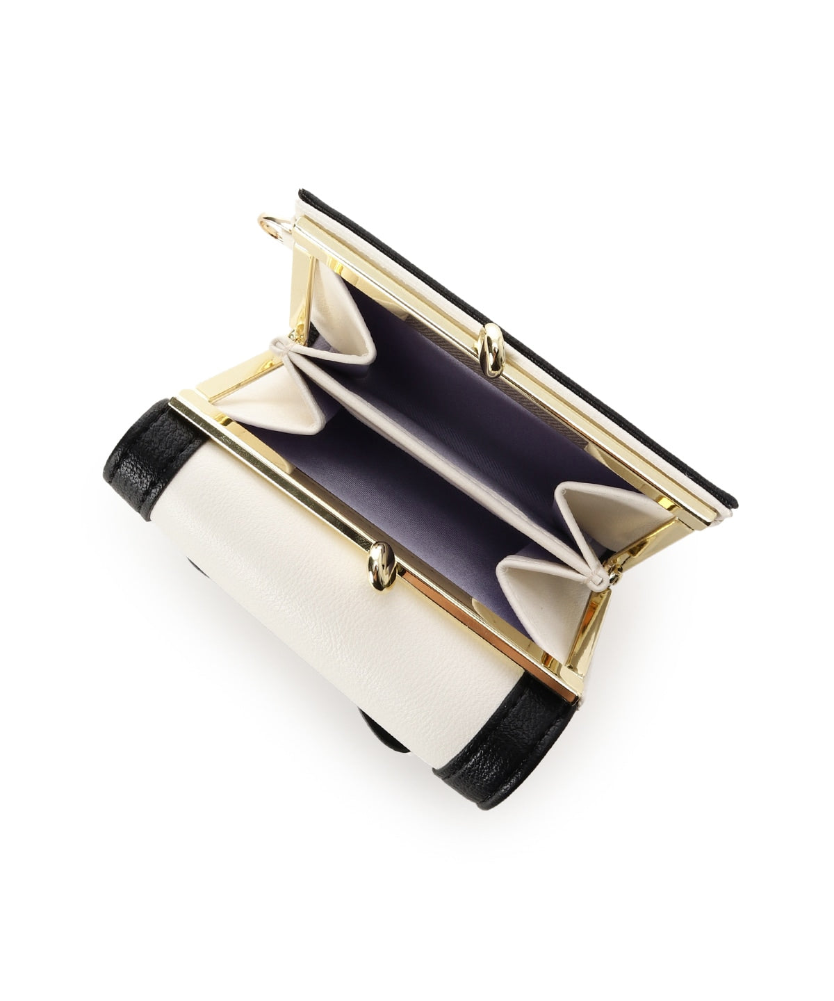 SAMANTHAVEGA Jewel Ribbon Folding Wallet | Compact & Elegant Mini Wallet with Bijou Accent