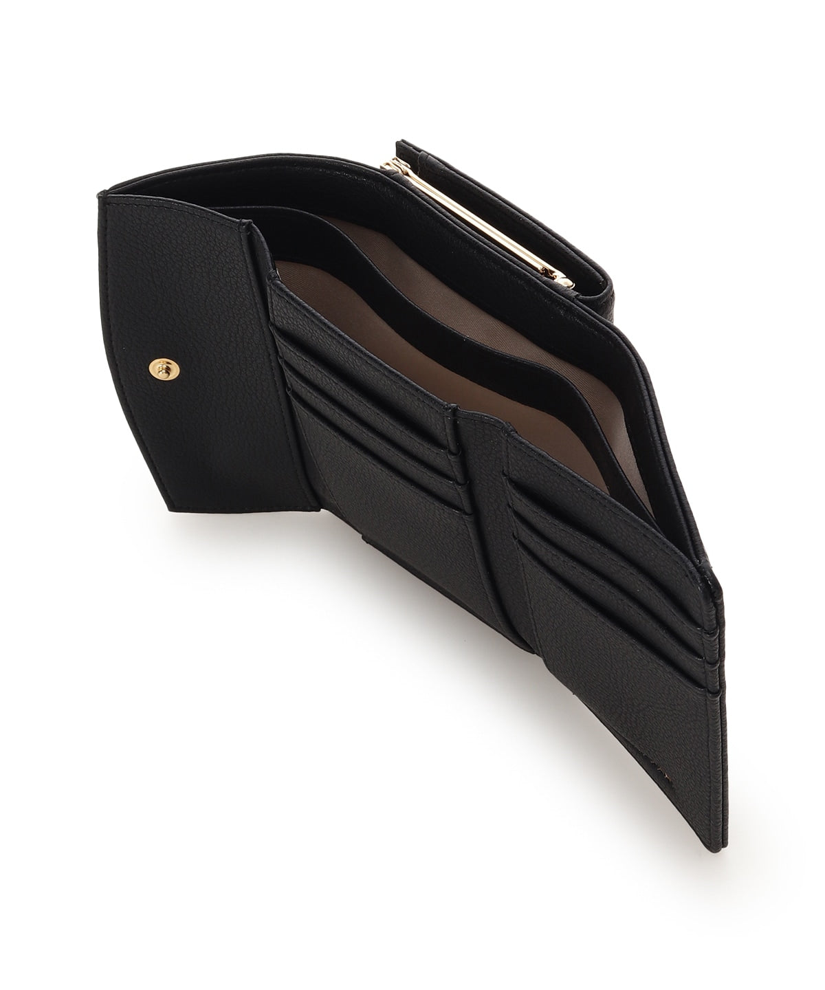 SAMANTHAVEGA Blossom Ribbon Fold Wallet | Elegant Bijou & Ribbon Design