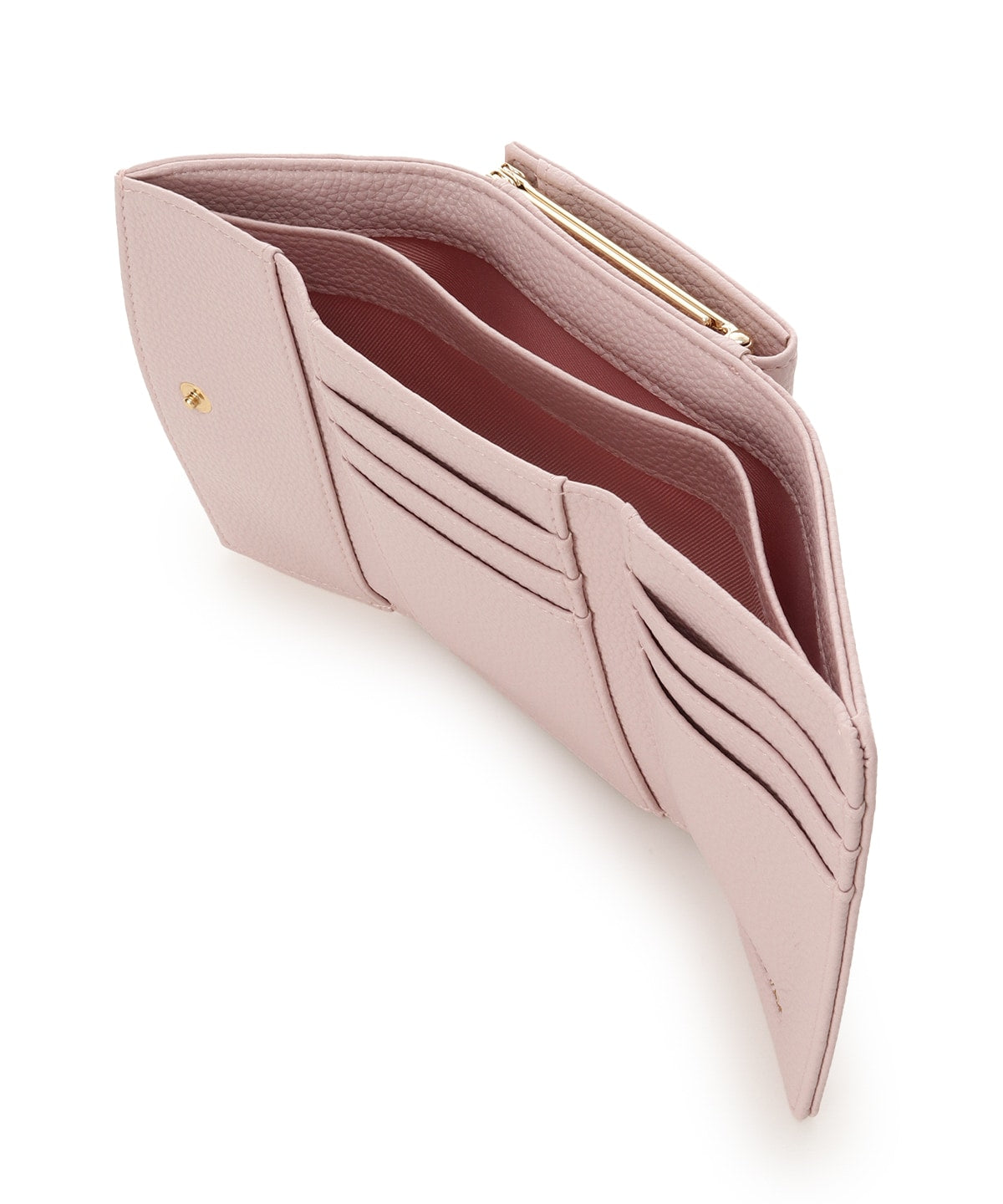 SAMANTHAVEGA Blossom Ribbon Fold Wallet | Elegant Bijou & Ribbon Design