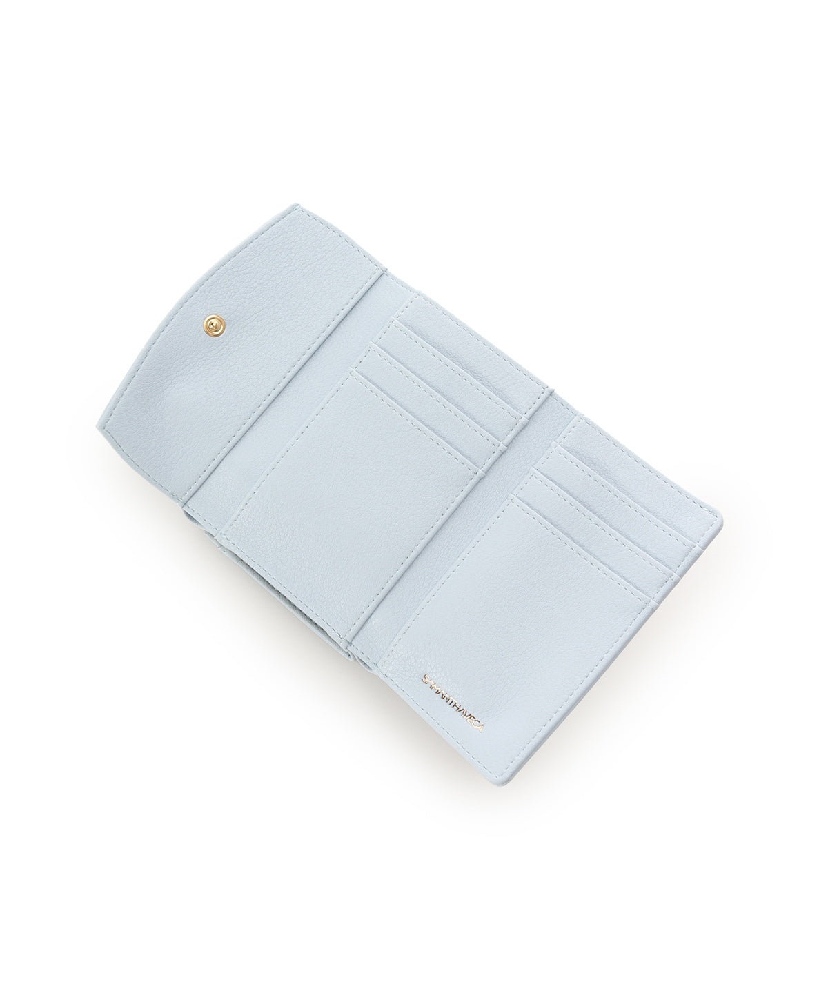 SAMANTHAVEGA Blossom Ribbon Fold Wallet | Elegant Bijou & Ribbon Design