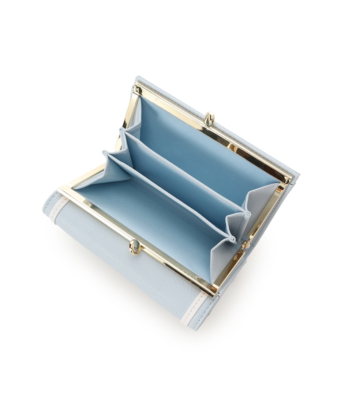 SAMANTHAVEGA Blossom Ribbon Fold Wallet | Elegant Bijou & Ribbon Design
