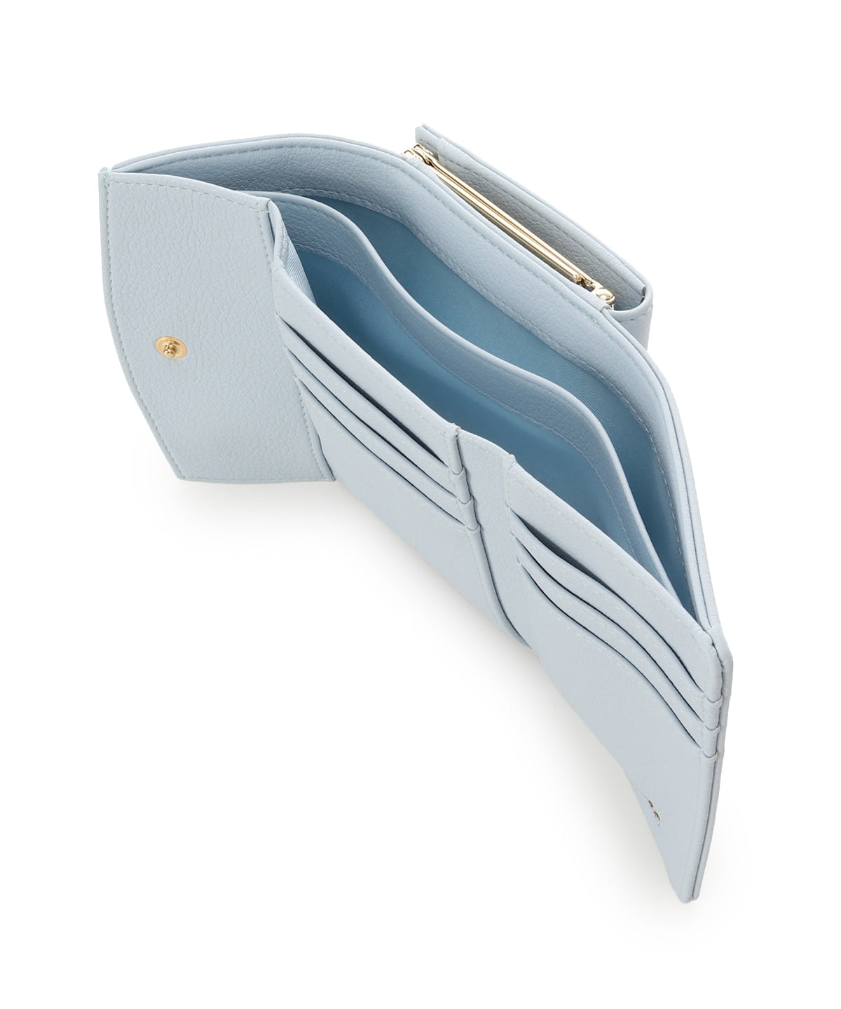 SAMANTHAVEGA Blossom Ribbon Fold Wallet | Elegant Bijou & Ribbon Design