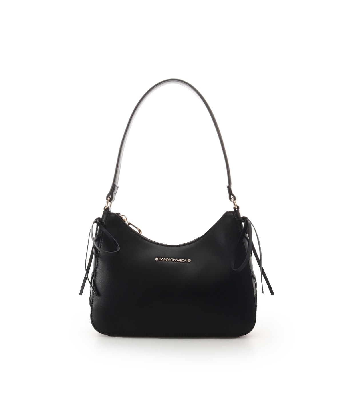 SAMANTHAVEGA Balletcore Lace-Up One-Shoulder Bag | Trendy Korean-Inspired Crossbody