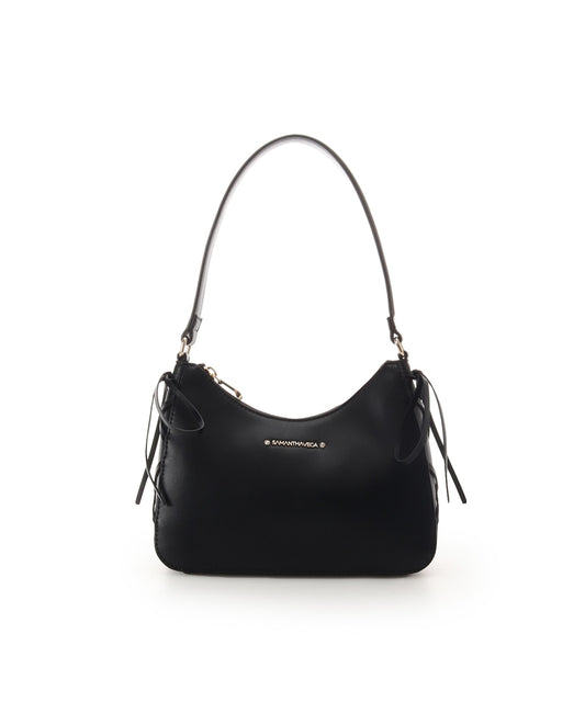 SAMANTHAVEGA Balletcore Lace-Up One-Shoulder Bag | Trendy Korean-Inspired Crossbody