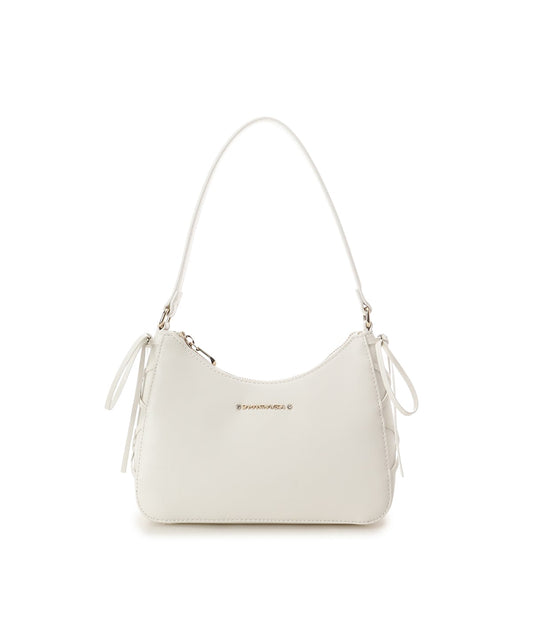 SAMANTHAVEGA Balletcore Lace-Up One-Shoulder Bag | Trendy Korean-Inspired Crossbody