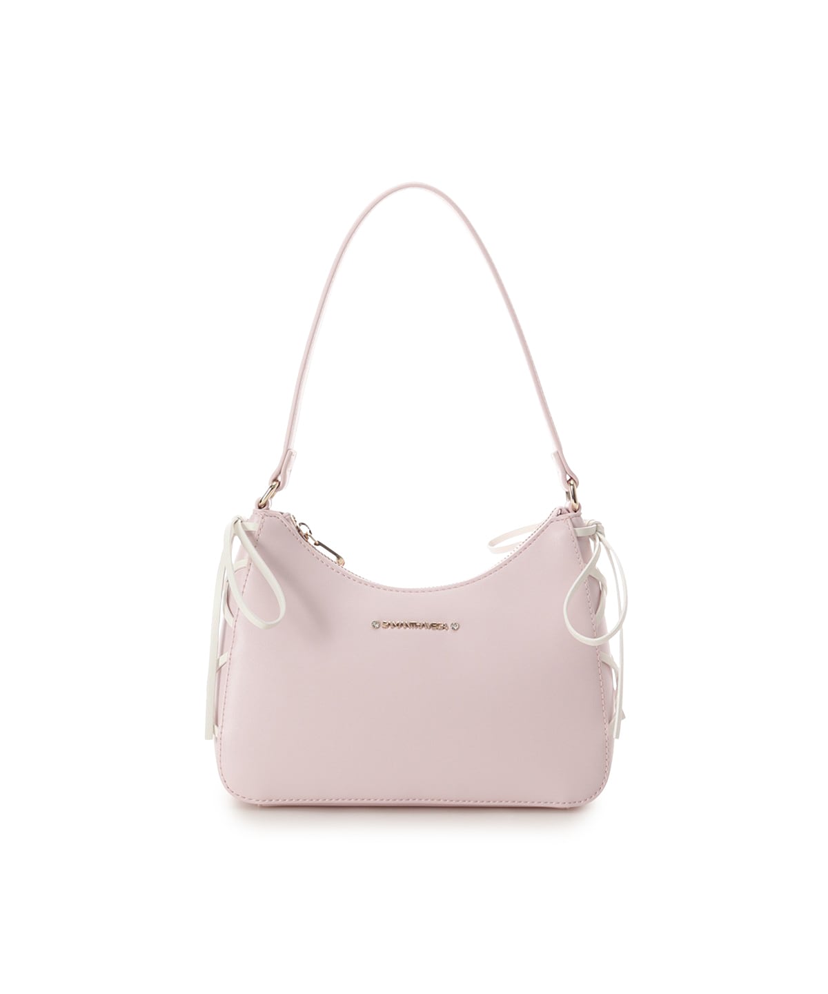 SAMANTHAVEGA Balletcore Lace-Up One-Shoulder Bag | Trendy Korean-Inspired Crossbody