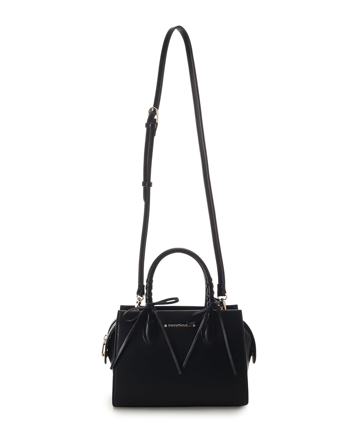 SAMANTHAVEGA Balletcore Lace-Up Handbag  Korean Trend-Inspired 2-Way Bag