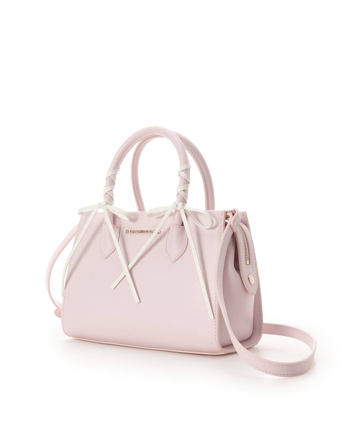 SAMANTHAVEGA Balletcore Lace-Up Handbag  Korean Trend-Inspired 2-Way Bag