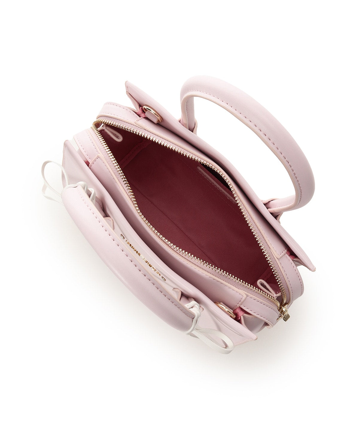 SAMANTHAVEGA Balletcore Lace-Up Handbag  Korean Trend-Inspired 2-Way Bag