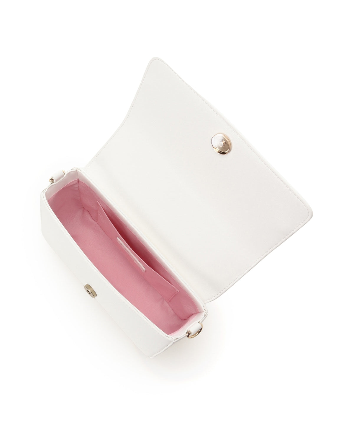 SAMANTHAVEGA Barrette Ribbon Shoulder Bag | 2-Way Compact Elegance