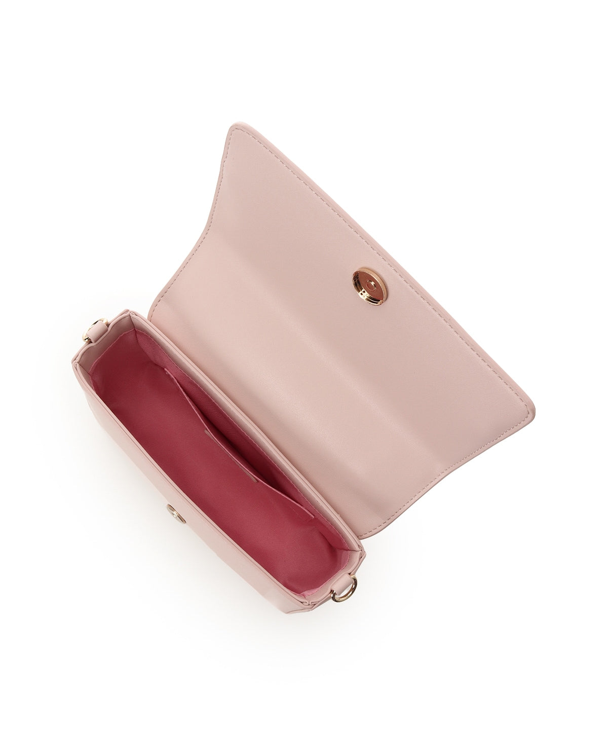 SAMANTHAVEGA Barrette Ribbon Shoulder Bag | 2-Way Compact Elegance