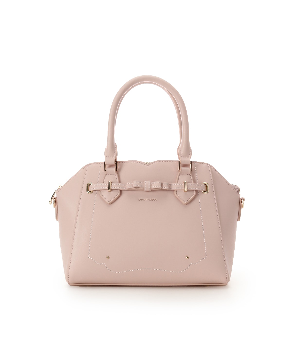 SAMANTHAVEGA Barrette Ribbon Handbag  Elegant Bow Accent Shoulder & Tote Bag