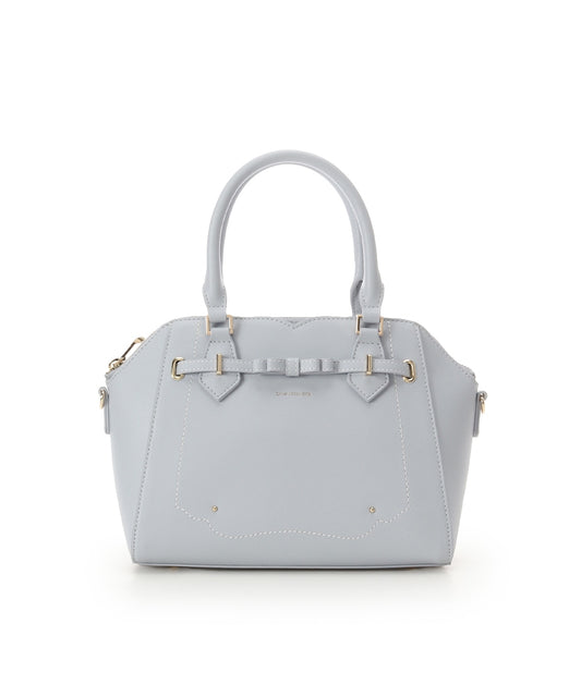 SAMANTHAVEGA Barrette Ribbon Handbag  Elegant Bow Accent Shoulder & Tote Bag