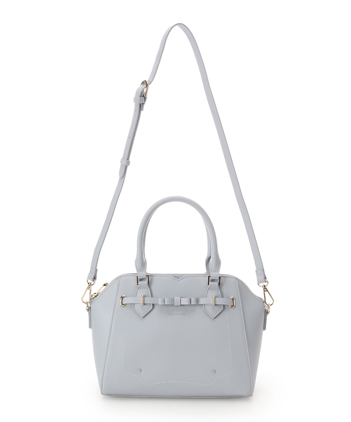 SAMANTHAVEGA Barrette Ribbon Handbag  Elegant Bow Accent Shoulder & Tote Bag