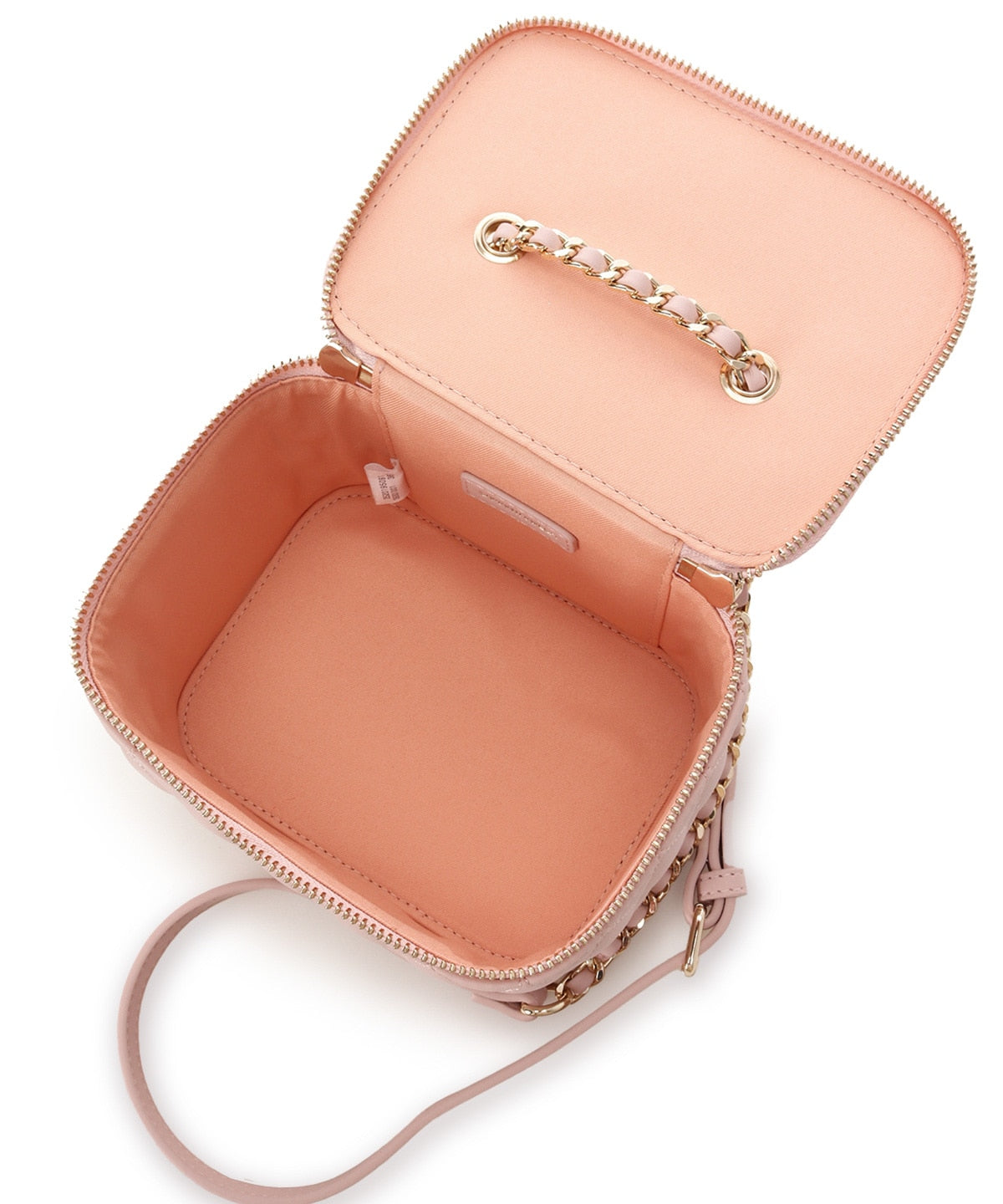 SAMANTHAVEGA Eternal Heart Quilted Vanity Bag  Trendy Crossbody with Cute Puffy Hearts
