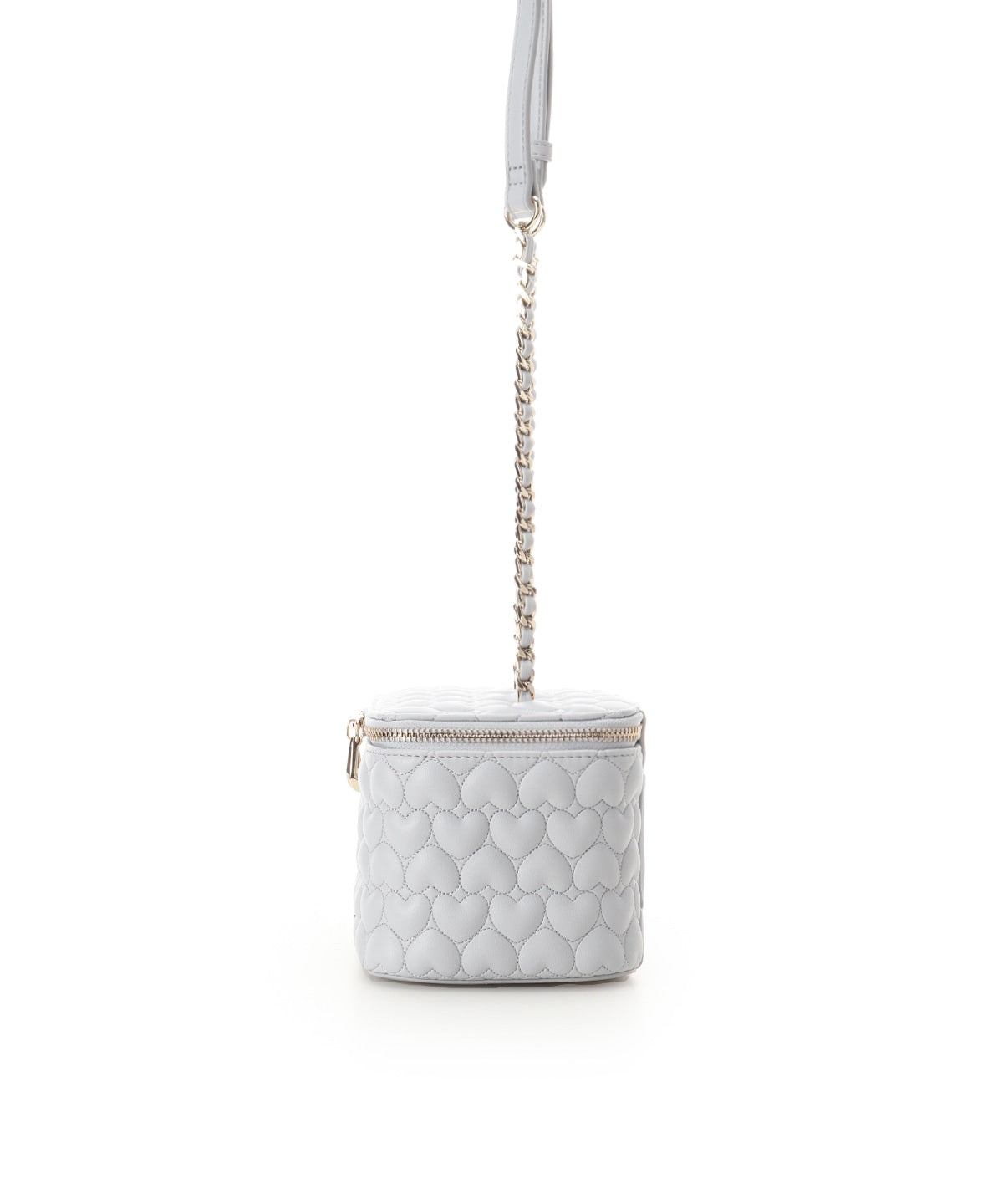 SAMANTHAVEGA Eternal Heart Quilted Vanity Bag  Trendy Crossbody with Cute Puffy Hearts